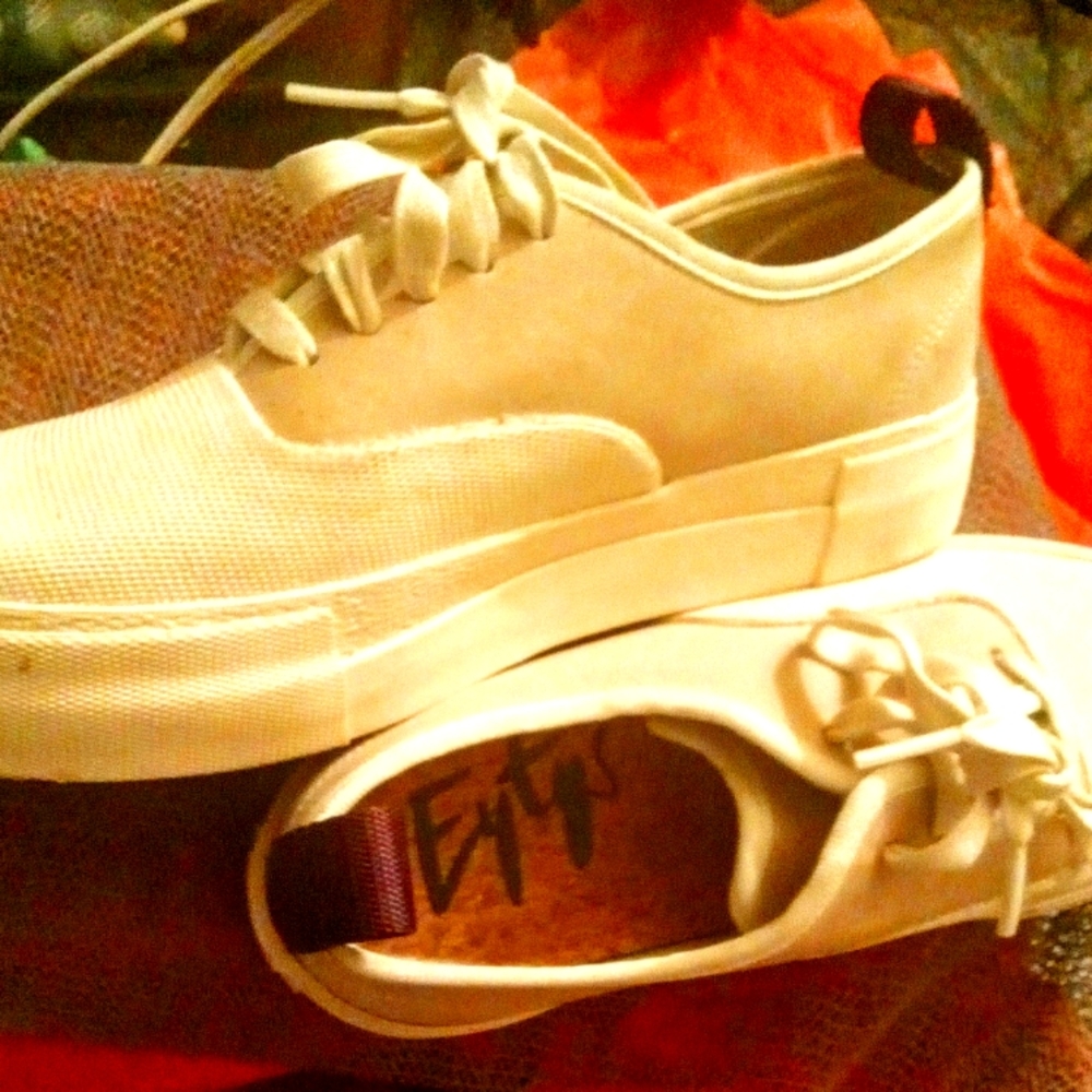 Eytys Womens Suede/Linen Mother Shoe